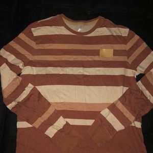 Nike  Long Sleeve Shirt ( Tan & Peach Color)